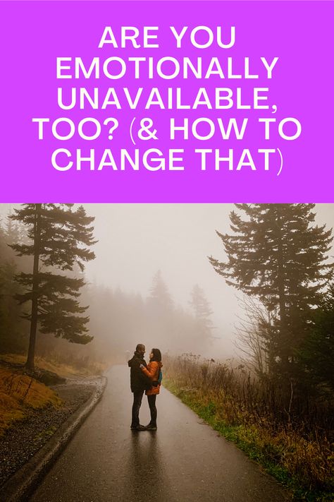 People talk about emotionally unavailable men and women a lot, but how can you tell if you're also struggling to be emotionally available while dating? Here's how to tell and how to improve in this area if you want a healthier dating life or want to become a better partner. How To Become More Emotionally Available, Becoming Emotionally Available, How To Become Emotionally Available, How To Be More Affectionate, Tell Me About Yourself Dating, Emotionally Unavailable Women, Emotional Availability, Emotionally Available, Better Partner