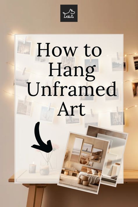 Unleash your artistic spirit by learning to hang unframed art with finesse. Our guide dives into innovative techniques and tools, ensuring your masterpieces take center stage even without a frame. Embrace the raw beauty of art and give your space an avant-garde touch today! Hang Unframed Art, Hanging Unframed Art, Displaying Canvas Art, Wall Art Hanging Ideas, How To Hang Posters Without Frames, Hanging Large Art On The Wall, Hanging Posters Without Frames, How To Hang Art On Wall, Ways To Hang Posters