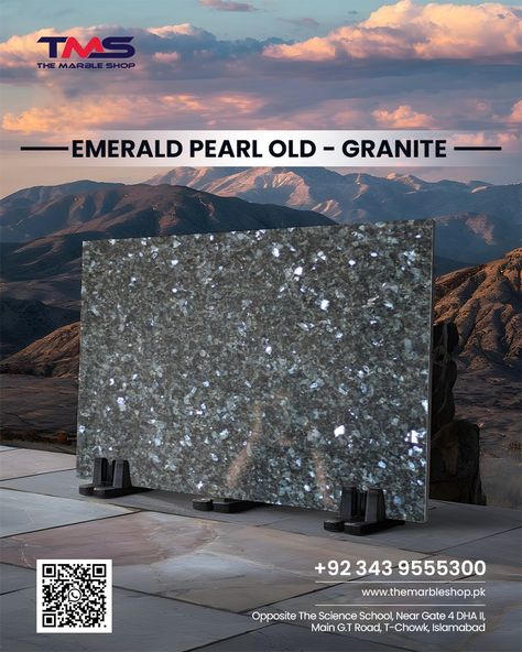 Discover the Dazzling Beauty of Emerald Pearl Granite. Bring a touch of sophistication to your spaces with Emerald Pearl Granite. Known for its deep black and green tones, shimmering with iridescent accents, this granite is a perfect blend of luxury and durability. Whether for kitchen countertops, bathroom vanities, or statement walls, its unique sparkle adds elegance to any project. ✅ Features: Stunning emerald and black hues with reflective specks Durable, scratch-resistant, and easy to... Emerald Pearl Granite, Statement Walls, Countertops Bathroom, Granite Kitchen, Statement Wall, Green Tones, Deep Black, Bathroom Vanities, Kitchen Countertops