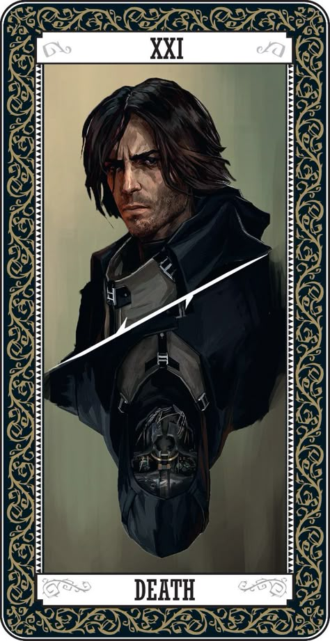 Infinite Something — Dishonored - Tarot Deck Gambit X Men, Dishonored 2, I'll Wait, 다크 판타지, Dishonored, Bioshock, Oc Ideas, Inspiring Art, Gamer Life