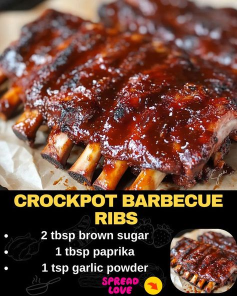 Crockpot Barbecue Ribs Barbecue Ribs In Crockpot, Crockpot Pork Ribs, Crockpot Bbq Ribs, Crockpot Barbecue, Pork Spare Ribs Recipe, Beef Tips And Noodles, Barbecue Ribs Recipe, Rib Sauce, Mexican Casserole Recipe