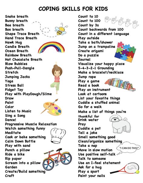 The last post published was Coping Skills Reminder Signs, and towards the end, I realized that I did not have an extensive list published of coping skills… and I cannot believe I’ve gon… Coping Skills Printable Free, Elementary Coping Skills, Color By Coping Skills Free, Coping Skill Crafts, Coping Skills For Preschoolers, A To Z Coping Skills, A-z Coping Skills, Free Coping Skills Printables, Coping Skills Worksheets For Kids