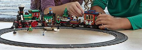 5 Best Train Sets for Adults - Dec. 2024 - BestReviews Lego Christmas Train, Super Mario Toys, Yard Dice, Best Ladder, Christmas Train Set, Large Piggy Bank, Electric Train Sets, Lego Christmas, Baby On A Budget