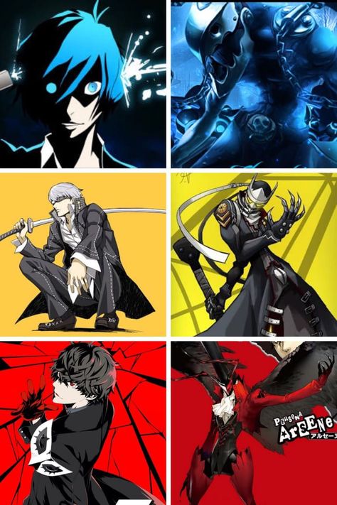 Persona All Protagonist, Persona 3 4 5 Protagonist, Persona 1 Protagonist, Persona 4 Fanart, Persona 3 Protagonist, Persona Protagonists, Persona Game, Persona Crossover, Persona Q