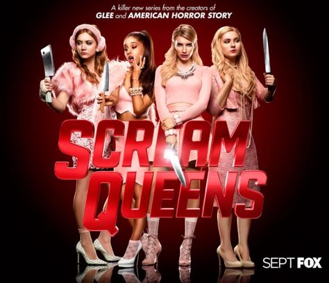 Scream Queens Scream Queens Fashion, Jill Greenberg, Les Goonies, National Pink Day, Chanel Oberlin, Shutter Island, Fall Tv, Queen Poster, Jamie Lee Curtis