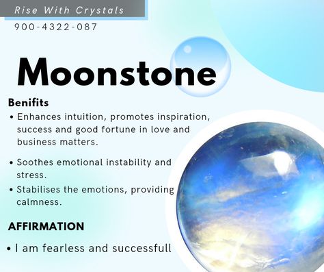 Rainbow Moonstone Affirmation, Moonstone Affirmation, Affirmation Healing, Moonstone Crystal Meaning, Crystal Affirmations, Energy Stones Crystal Healing, Moonstone Properties, Alexandrite Necklace, Crystal Healing Chart