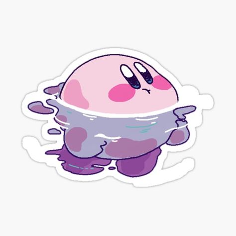 Kirby Swimming, Stickers Anime Imprimibles, Kawaii Stickers Anime, Kawaii Anime Stickers, Kirby Stickers, Cute Anime Stickers, Cute Stickers Kawaii, Stickers Cool, Stickers Anime