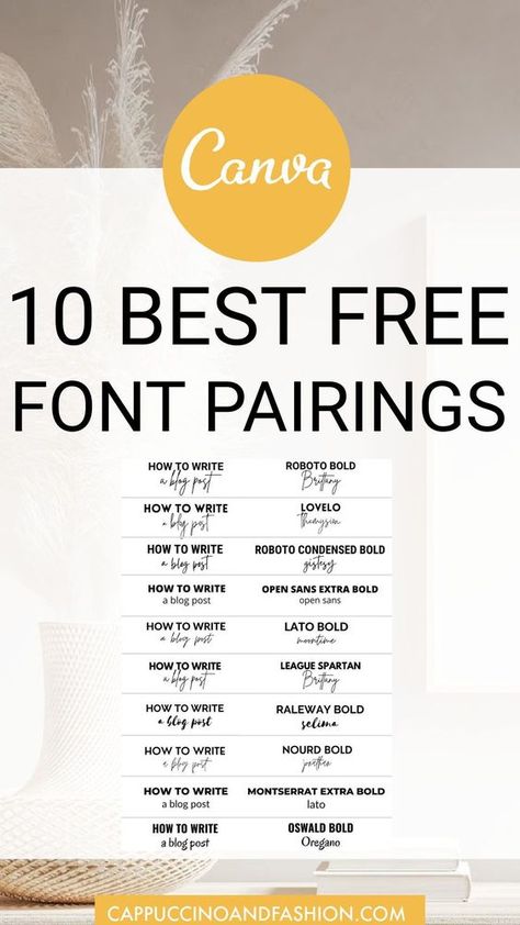 Elegant Canva Fonts - Best Canva Free Fonts Free Canva Font Pairings, Pinterest Fonts, Typography Tips, Blogs Design, Best Google Fonts, Font Wallpaper, Font Combination, Modern Fonts Free, Trending Fonts