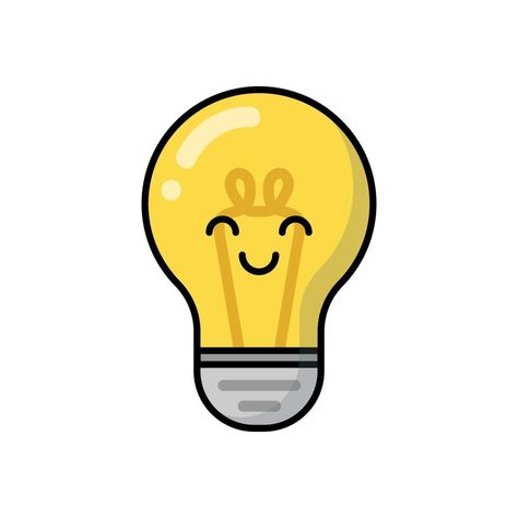 Cartoon Character Icon, Cartoon Light Bulb, Light Bulb Illustration, Lamp Cartoon, Lamp Vector, Light Bulb Drawing, Lamp Logo, Energy Symbols, Character Icon