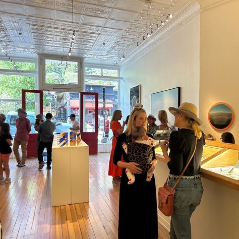 Reminiscing on last week's Art Walk + Opening Reception of Aela B. Morgan's "All Of Us". Thank you to everyone made the evening extra special💖 If you missed the opening, we welcome you to stop in the gallery to see the exhibition while you can. It will be on display through June 30th. #slategraygallery #aelabmorgan #aelamorgan #telluride #localartist #telluridearts #artgallery #contemporaryart #openingreception #exhibitionopening #artwalk #exhibition #tellurideco #telluridecolorado #visi... Art Gallery Opening Party, Art Gallery Opening, Gallery Opening, Telluride Colorado, Art Walk, Silent Auction, Slate Gray, The Exhibition, Anniversary Parties