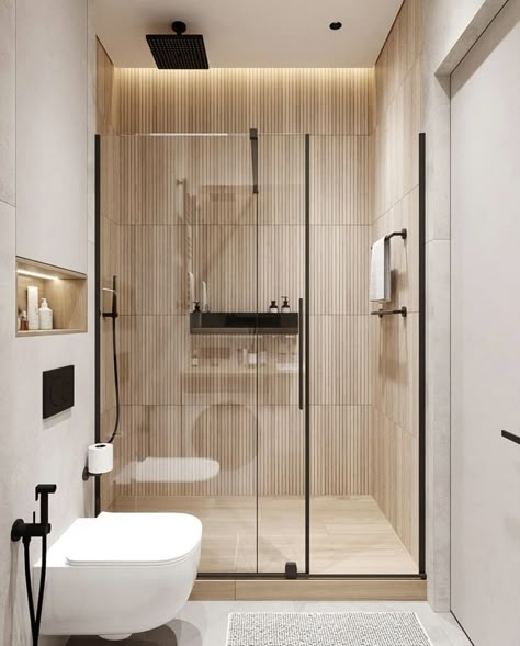 Japandi Bathroom, Bathroom Inspiration Modern, Modern Design Ideas, Washroom Design, Bathroom Redesign, Toilet Design, Bathroom Design Decor, Bathroom Inspiration Decor, Contemporary Bathrooms