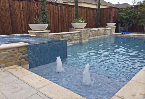 Geometric Pool Designs, Pretty Pools, Florida Pools, Yard Oasis, Pool Decking, Geometric Pool, La House, Living Pool, Pool Features