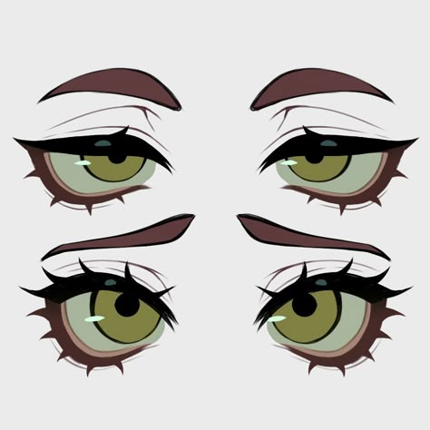 Digital Art Eyes Cartoon, Swirl Eyes Anime, How To Do Lashes Drawing, Eye With Lashes Drawing, Eye Lashes Drawing Anime, Downturned Eyes Anime, Eyes With Lashes Drawing, Hair Line Drawing Reference, Sultry Anime Eyes