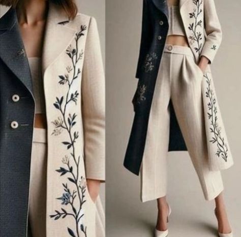 Abaya Designs Latest, Classy Wedding Dress, Embroidered Coat, Abaya Designs, Arab Fashion, Abayas Fashion, Embroidery Fashion, Fashion Help, Coat Fashion