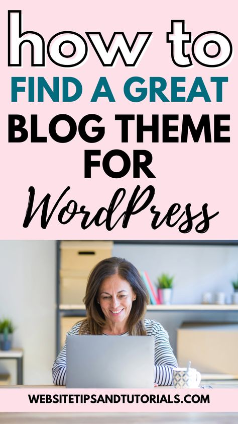 How to Find a Great Blog Theme for WordPress Wordpress Website Design Business, Wordpress Themes, Wordpress.org For Beginners, Best Free Wordpress Themes For Bloggers, Wordpress Blog Design, Wordpress Theme Portfolio, Blog Website Design, Web Blog, Blog Themes Wordpress