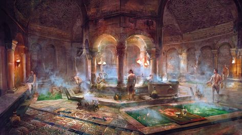 Grotto Ideas, House Concept Art, House Concept, Fantasy Rooms, Castles Interior, Witcher 3, Fantasy Castle, Fantasy Setting, The Witcher 3