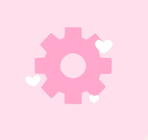 Pink Kawaii Icons For Apps, Pink Icons Kawaii, Custom Icons Pink, Kawaii App Icons Pink, Kawaii Icons For Apps, Cute Phone Icons, Pink Settings Icon, Pink Phone Layout, Pink Phone Icon