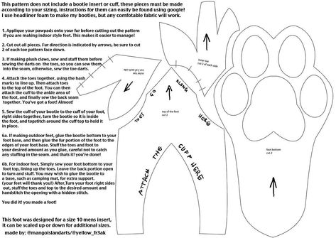 Leg Template, Paw Template, Fursuit Ideas, Fursuit Paws, Paw Drawing, Fursuit Tutorial, Fur Real Friends, Fursuit Head, Instruções Origami