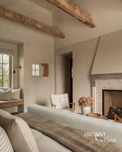 From Castles to Living Rooms: The Timeless Beauty of Limestone Mantles Amber Lewis, Cottage Bedroom, Amber Interiors, Minimalist Bedroom, Cozy Bedroom, House Inspo, My Dream Home, Bedroom Inspirations, Cozy House