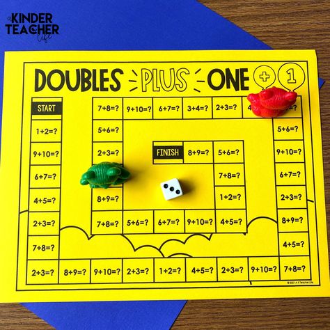 Doubles plus one - Addition math center activities and worksheets Doubles Plus One, Addition Math Centers, Addition Words, Addition Activities, Fluency Activities, Addition Word Problems, Solving Word Problems, Math Center Activities, Word Problem Worksheets