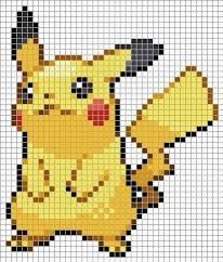 Minecraft Grid, Pokemon Cross Stitch Patterns, Pokemon Cross Stitch, Pokemon Bead, Pixel Art Pokemon, Pokemon Pattern, Pokemon Perler Beads, Pixel Art Templates, Hama Beads Design