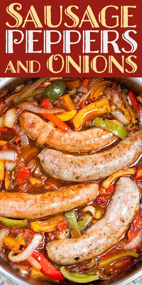 Italian Polenta, Sausage Peppers And Onions, Sausage Recipes For Dinner, Italian Sausages, Sausage Dinner, Sausage Peppers, Sweet Onions, Italian Sausage Recipes, Sausage Dishes