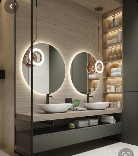 Drømme Bad, Modern Style Bathroom, Small Space Bathroom, Bathroom Inspiration Modern, Bathroom Decor Luxury, Washroom Design, Dekorasi Kamar Tidur, Bathroom Design Inspiration, Bathroom Design Decor