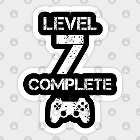 Turning Three, Happy 7th Birthday, Fourth Birthday, Gaming Merch, Girl Birthday Party, Third Birthday, Level 3, Wedding Videos, 8th Birthday