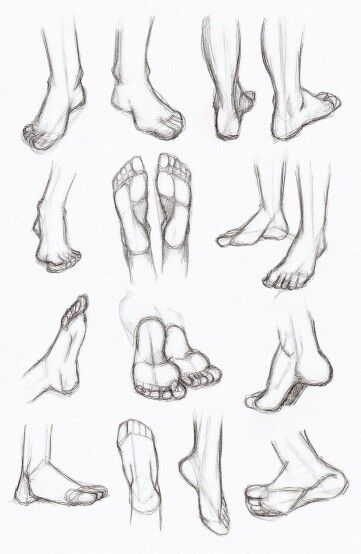 Feet reference Feet Perspective Angles, Feet Drawing, Drawing Legs, Drawing Lesson, Human Anatomy Drawing, Anatomy Sketches, Figure Sketching, Sketches Tutorial, Anatomy Drawing