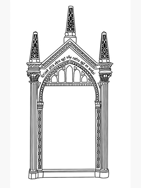 Diy Mirror Of Erised, Mirror Of Erised Drawing, Mirror Of Erised Diy, Harry Potter Astronomy Tower, Mirror Erised, Harry Potter Mermaid Window, Mirror Of Erised Tattoo, The Mirror Of Erised, Harry Potter Mirror