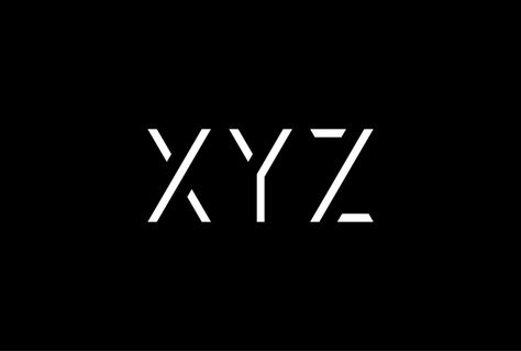 XYZ Building wayfinding - Fonts In Use Xyz Logo, Stencil Typography, Timeless Typography, Haiku Poem, Inspiration Typographie, My Worth, Property Developer, Brochure Inspiration, Graphic Design Course