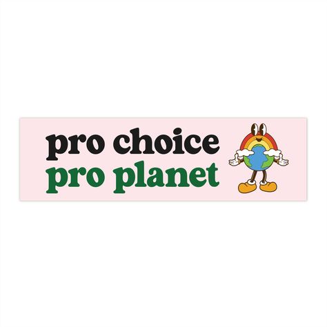 Bumper Sticker Aesthetic, Cool Bumper Stickers, Pro Planet, Earth Gift, Save The Earth, Stickers Car, Car Bumper Stickers, Waterproof Car, Gen Z