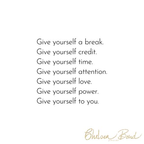 Give yourself a break to breathe, the credit you deserve, the time to grow, the attention to thrive, the love to flourish, and the power to conquer. In the end, the greatest gift you can give is the gift of yourself, to you 🤍 Give Yourself A Break, The Greatest Gift, In The End, You Deserve, The Gift, To Grow, The End, Vision Board, Great Gifts