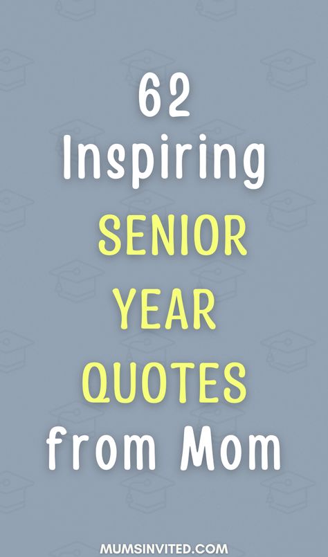 Start your high school/college senior year with the best, short senior quotes, sayings, & captions. This includes short senior sayings, senior year quotes, inspirational senior messages & motivational senior graduation quotes perfect for first day of senior year. Find ideas for sassy senior Instagram captions & funny yearbook quotes to share with friends. These memorable senior sunday captions are perfect for the last year of school. last first day of school senior year quotes. Inspiring Quotes For Seniors, Senior Year Of College Quotes, Start Of Senior Year Quotes, Son Senior Year Quotes, Senior Parent Quotes, High School Senior Words Of Wisdom, Motivational Quotes For Senior Year, Senior Inspirational Quotes, Last Day Of Senior Year Quotes