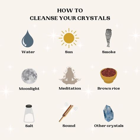 Did you know you need to cleanse your crystals? 💎⁠ ⁠ After some time, crystals can absorb the negative energies you are trying to release!⁠ ⁠ Use these easy methods to cleanse, recharge & reinvigorate your stones’ benefits. ✨⁠ ⁠ #balance #spirituality #mentalhealth #mindset #positivethoughts #mindfulliving #healthyliving #loveyourself #selflove #spiritual #higherself #innerpeace #consciousness #selfcare #wellbeing Recharge Crystals, Healing Spells, Cleansing Crystals, Energy Cleanse, Crystal Healing Stones, Mindful Living, Spiritual Jewelry, Negative Energy, Positive Thoughts