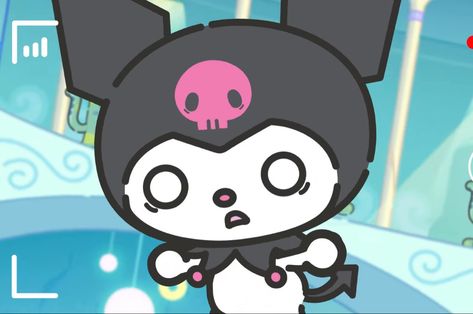 Kuromi Pictures, Kuromi Reaction Pics, Kuromi Reaction, Kuromi E My Melody, Hello Kitty Show, Kuromi And Friends, Kuromi Cartoon, Hello Kitty Wallpaper Hd, Melody And Kuromi