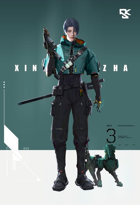 Cyberpunk Outfit Casual, Vibrant Character Design, Sci Fi Streetwear, Marksman Character Design, Cyberpunk Character Concept Art, Sci Fi Engineer Character, Cyberpunk Agent, Cyberpunk Gunslinger, Futuristic Detective