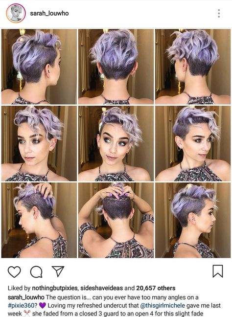 Short Undercut, Short Shaved Hairstyles, Hair Color Ideas For Blondes, Color Ideas For Blondes, Haircut Short, Pixie Haircut For Thick Hair, Short Hair Undercut, Edgy Short Hair, Undercut Pixie Haircut