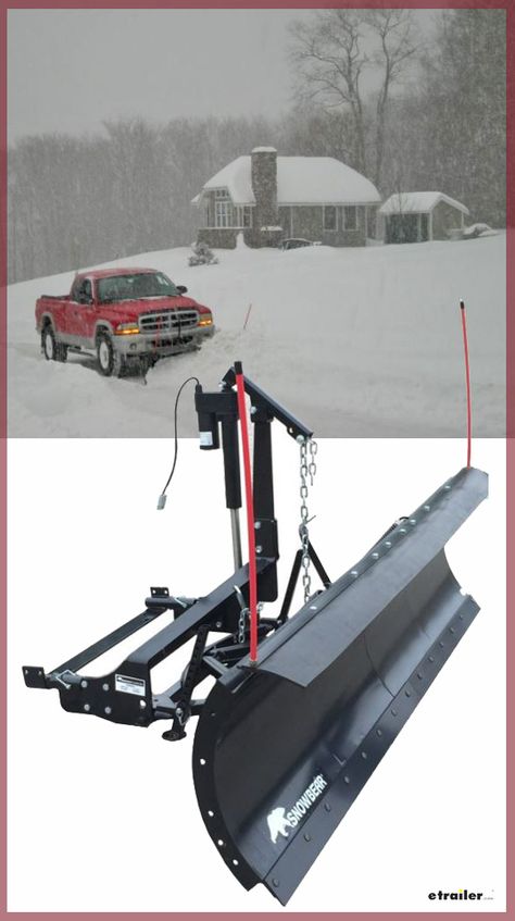 Snow Plow Truck, Plow Truck, Tractor Attachments, Electric Winch, Snow Gear, Truck Ideas, Snowboarding Gear, Snow Removal, Snow Blower