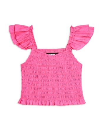 KatieJnyc Girls' Joanna Smocked Crop Top - Big Kid Preppy Kids Outfits, Crop Tops For Kids, Preppy Kids, Preppy Tops, Preppy Inspiration, Where To Buy Clothes, Cut Clothes, Trendy Outfits For Teens, Cute Preppy Outfits