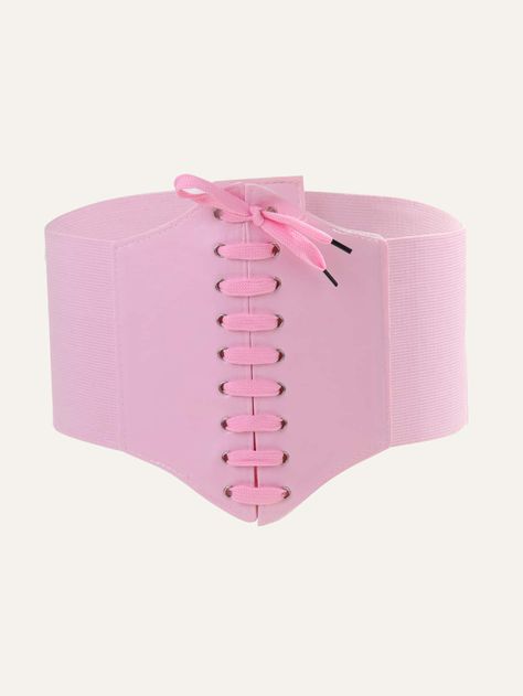 Lace Up Front Corset Belt Corset Belt, Amazing Products, Belt Buckles, Baby Pink, Belts, Baby Shoes, Lace Up, Buckle, Lace