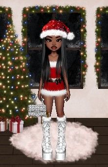 Everskies Christmas Outfits, Roblox Christmas Outfit, Christmas Baddie, Mv Outfits, Aesthetic Drawings, Christmas Pfp, Everskies Outfits, Black Couple Art, Bratz Inspired Outfits