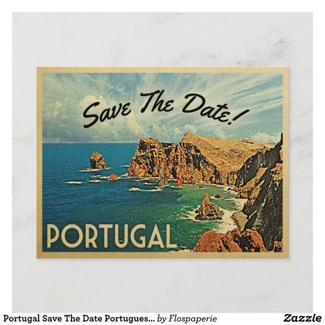 Destination Save The Date, Destination Wedding Save The Date, Portuguese Wedding, Invitation Frames, Invitation Fonts, Portugal Wedding, Vintage Weddings, Formal Invitation, Wedding Save The Date