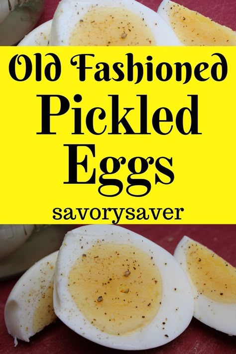 This Old Fashioned Pickled Egg Recipe is insanely easy. Simple ingredient changes make it your own. Add jalapenos for spicy eggs, use beets, or try dill pickled eggs! Bar Style Pickled Eggs Recipe, Simple Pickled Eggs, Diy Pickled Eggs, Water Bath Canning Pickled Eggs, Pickle Eggs Recipe, Pickled Eggs Old Fashioned, Southern Pickled Eggs, How To Make Pickled Eggs, Picketed Eggs