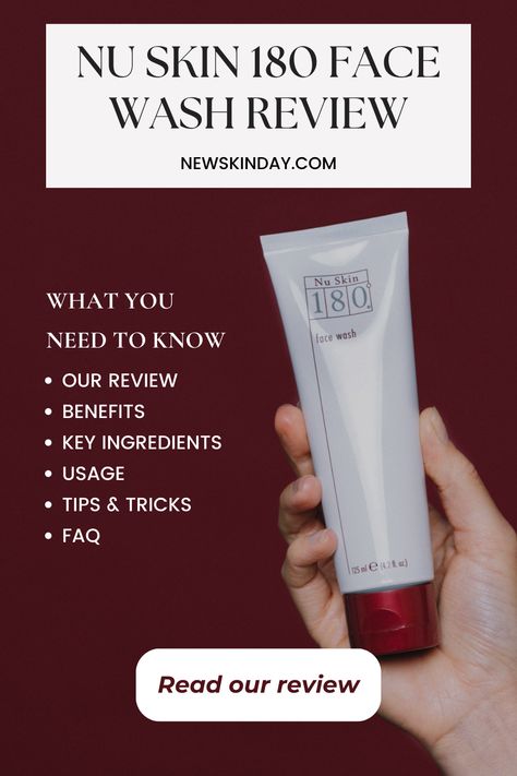 Discover timeless beauty with Nu Skin 180 Face Wash! 🌟 Infused with potent 10% vitamin C, this iconic anti-aging cleanser revitalizes skin since 1999. Fade age spots, boost collagen, and unveil firmer, radiant skin. Read our review for in-depth insights! Boost Collagen, Age Spots, Radiant Skin, Face Wash, Worth It, Vitamin C, Timeless Beauty, Anti Aging, Wrinkles