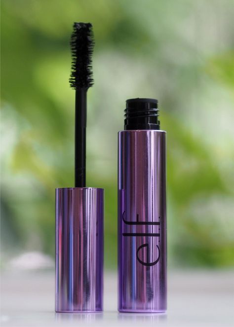 Elf Big Mood Mascara, Big Mood Mascara, Elf Mascara, Cheap Mascara, Purple Mascara, Short Lashes, Big Mood, Elf Cosmetics, Beauty Room