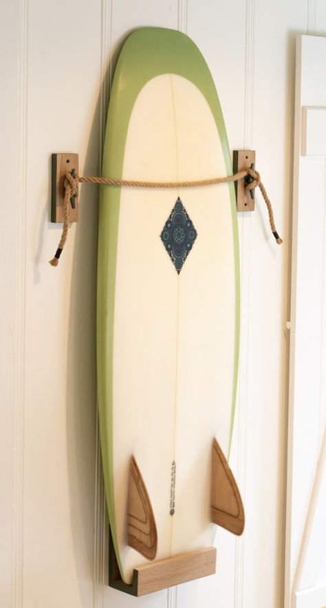 Raili CA Design Raili Clasen, Surfboard Wall Rack, Surfboard Storage, Surfboard Painting, Surf Rack, Surfboard Rack, Surf Room, Surfboard Decor, Boat Cleats