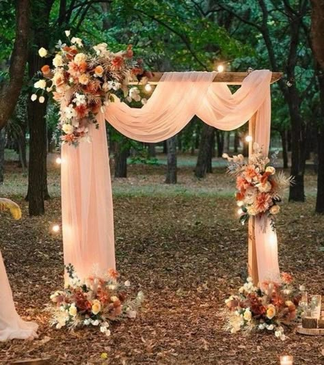 Destination Wedding Colors, Kebaya Lamaran, Elegant Wedding Ideas, Flower Swag, Roses And Hydrangeas, Wedding Ceremony Unity, Terracotta Wedding, Rustic Vintage Wedding, Wedding Unity