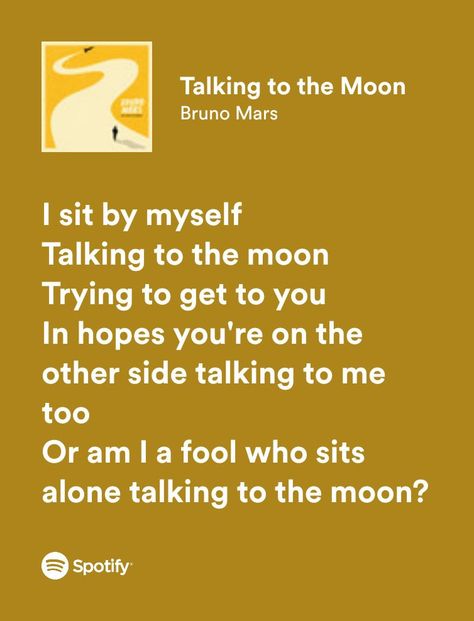 Just Listen To The Song, Bruno Mars Lyrics, My Platonic Soulmate, Songs Wallpaper, Bruno Sammartino, Platonic Soulmate, Spotify Quotes, Relatable Song Lyrics, Songs Aesthetic