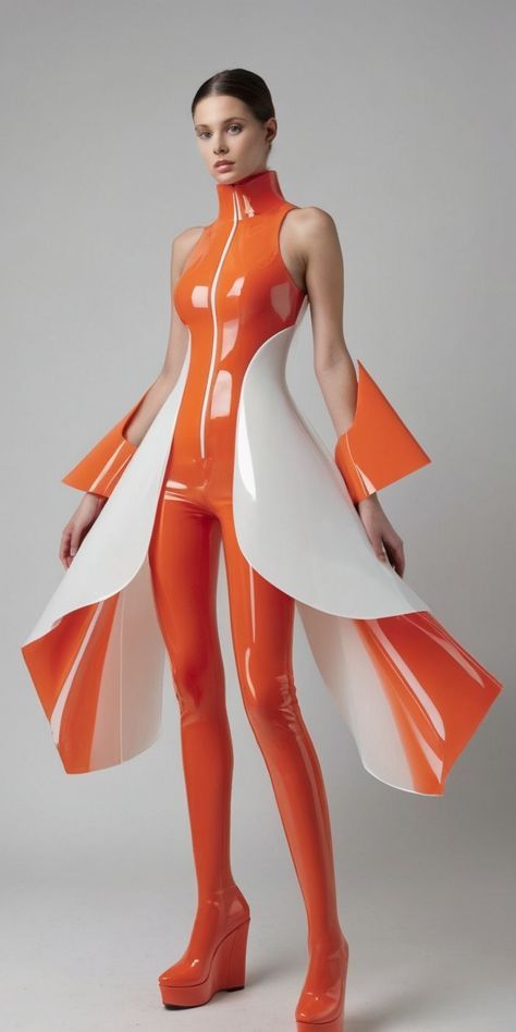 Cybercore Character Design, Space Theme Outfit, Futuristic Outfit Ideas, Alien Aesthetic Outfit, Futuristic People, Futuristic Fashion Women, Sunrise Outfit, Popstar Outfit, Futuristic Fashion Design